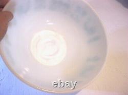 Large 4 Qt Vintage 1950's Pyrex Amish Butterprint Aqua Mixing Serving Bowl