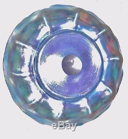 Large Bowl Tiffany-Favrile Blue-Iridescent intaglio signed L. C. T. Favrile