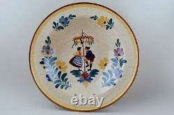 Large Rorstrand bowl, faience. Traditional Scandinavian celebration of spring