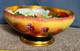 Large TV Limoges France Hand Painted Porcelain Punchbowl Gold Gilding Collector