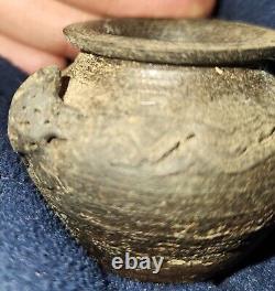 Late 1800s Turn Of The Century Tiny Art Pottery Bowl. Fantastic! George Ohr