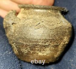 Late 1800s Turn Of The Century Tiny Art Pottery Bowl. Fantastic! George Ohr