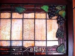 Lct Tiffany 1905 Monumental Signed Stained Glass Window