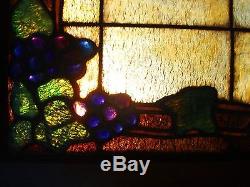 Lct Tiffany 1905 Monumental Signed Stained Glass Window