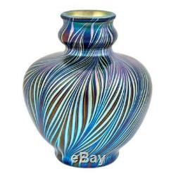 Lct Tiffany Favrile, Glass Cabinet Vase A1941 Circa 1894