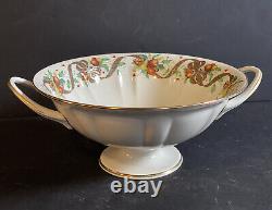 Lenox HOLIDAY TARTAN Dimension Collection Large Centerpiece Handled Bowl RARE