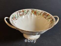 Lenox HOLIDAY TARTAN Dimension Collection Large Centerpiece Handled Bowl RARE