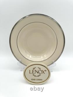 Lenox Solitaire Rim Soup/ Pasta Bowls 9, Set of 6