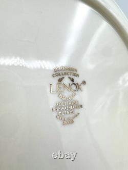 Lenox Solitaire Rim Soup/ Pasta Bowls 9, Set of 6