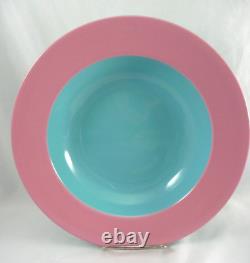 Lindt Stymeist COLORWAYS (2) Rim Soup/Pasta Bowls (2) Salad Plates