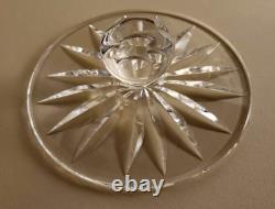 Lismore Blown Glass Biscuit Barrel & Lid Waterford Crystal Versatile Jar 6 1/2