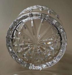 Lismore Blown Glass Biscuit Barrel & Lid Waterford Crystal Versatile Jar 6 1/2