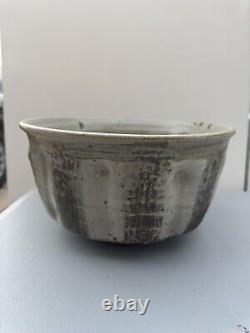 Listed Artist Don Schaumburg Large Art Pottery Bowl Signed, 12 Inches Diameter