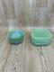 Lot Of 12 Fireking Jadeite 4 7/8 Bowls & 6 Plates Ribbed 6 Plates 6 Bowls