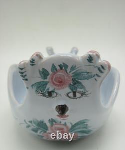 Lot of 5 Bjorn Wiinblad Style Italian Ceramic Bird Bowl & Spoon Sets Faiance