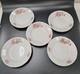 Lot of 5 Vintage Yamatsu Porcelain Bowl 9 Diameter Floral Pattern
