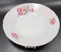 Lot of 5 Vintage Yamatsu Porcelain Bowl 9 Diameter Floral Pattern