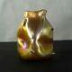Louis Comfort Tiffany Free-form Gold Favrile vase with beautiful colors c. 1920