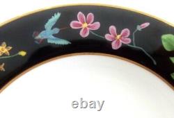 Lynn Chase Jaguar Jungle Soup Bowl(s) 9 1/4 Qty1 Multicolor 24K Gold 1988 Japan