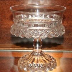 MINT 1896 Rare Antique EAPG By DALZELL GILMORE LEIGHTON PEDESTAL BOWL Compote