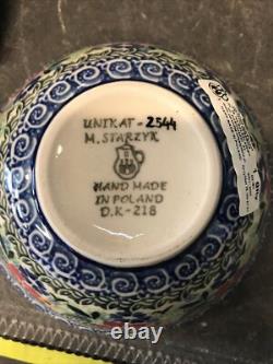 M. Starzyk Unikat Set Of 4, 5 1/2 Bowls Signed & Numbered (T)