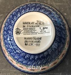 M. Starzyk Unikat Set Of 4, 5 1/2 Bowls Signed & Numbered (T)