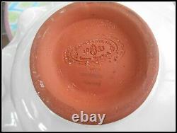 Mackenzie Childs Honeymoon Rose Petal Large Bowl-never Usedvtgold Logo14