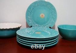 Maioliche Jessica Plate & Bowl Set 8 Piece Made In Italy