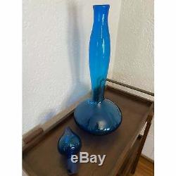 Massive Vintage Blenko #L5815 Floor Decanter 30