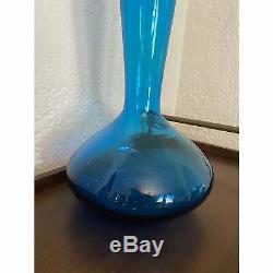 Massive Vintage Blenko #L5815 Floor Decanter 30