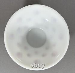 McKee Mixing Bowl Red Diamond Check Art Deco 8 Size Milk Glass