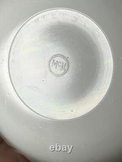 McKee Mixing Bowl Red Diamond Check Art Deco 8 Size Milk Glass
