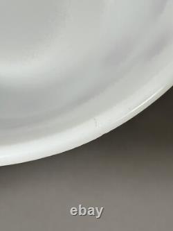 McKee Mixing Bowl Red Diamond Check Art Deco 8 Size Milk Glass