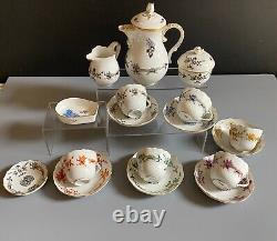 Meissen Rich Dragon Coffee Mocha Service 17 pcs, 1st choice, mint