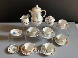 Meissen Rich Dragon Coffee Mocha Service 17 pcs, 1st choice, mint