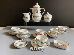 Meissen Rich Dragon Coffee Mocha Service 17 pcs, 1st choice, mint