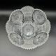 Meriden Diadem American Brilliant Cut Glass Bowl Early 20th Century 9 As-is