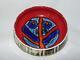 Mid-Century Modern POOLE POTTERY Vibrant Delphis Bowl With Incised Textured Rim