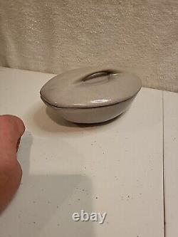 Mid-Century Modern Roseville Raymor Ramekin #156 Light Gray Ben Seibel Mcm