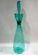 Midcentury BLENKO Art Glass Wayne Husted 564-L Bottle DECANTER 19 Green