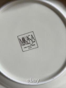 Mikasa English Manor Rimmed SOUP BOWLS Set of 10