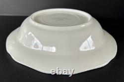 Mikasa French Countryside White Wide Rim Soup Bowls 8 1/2 Set of 9 F9000