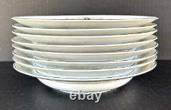 Mikasa Kabuki Wide Rim Soup Bowls 8 1/4 Set Of 8 Fine China
