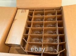 Moderno 14-Piece Hand Blown Crystal Punch Bowl Set with Cups, Ladle & Box