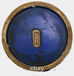 Monumental Blue Fulper Effigy bowl. 1910s. Perfect condition