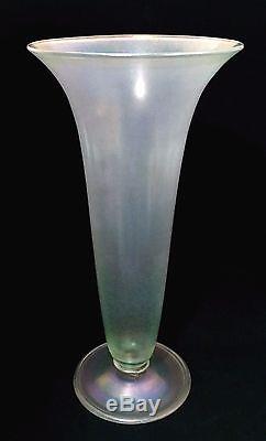 Monumental Steuben Verre de Soie Vase Shape 2909 American Art Glass NO RESERVE