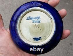 Moorcroft Clematis Pottery Bowl 4-1/4 turned in edge 1930s