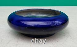 Moorcroft Clematis Pottery Bowl 4-1/4 turned in edge 1930s