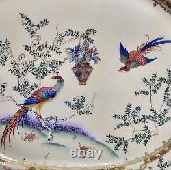 Mottahedeh Ch'ing Garden Octagonal Platter 13.75? L x 10.9W