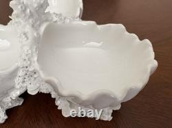 Mottahedeh Williamsburg Restoration 3 Compartment Sweetmeat Dishes ECU